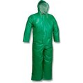Tingley Rubber Tingley® V41108 SafetyFlex® Zipper Fly Front Hooded Coverall, XL V41108.XL.02